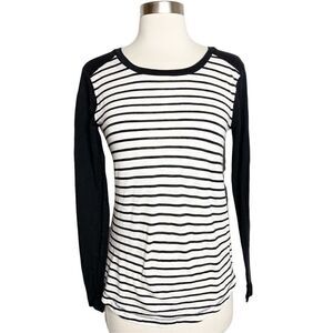 Madewell Striped Long Sleeve Top - XXS